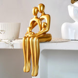 Maxbell Abstract Figurine Craft Decorative Abstract Statue for Home Shelf Restaurant