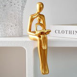 Maxbell Abstract Statue Abstract Family Sculpture for Living Room Desktop Restaurant