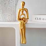 Maxbell Abstract Statue Abstract Family Sculpture for Living Room Desktop Restaurant