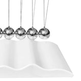 Maxbell Newton's Cradle Balance Balls Physics Gadget for Bedroom Desktop Living Room White