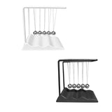 Maxbell Newton's Cradle Balance Balls Physics Gadget for Bedroom Desktop Living Room White