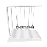 Maxbell Newton's Cradle Balance Balls Physics Gadget for Bedroom Desktop Living Room White