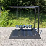 Maxbell Newton's Cradle Balance Balls Physics Gadget for Bedroom Desktop Living Room Black