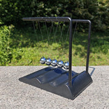 Maxbell Newton's Cradle Balance Balls Physics Gadget for Bedroom Desktop Living Room Black