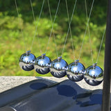 Maxbell Newton's Cradle Balance Balls Physics Gadget for Bedroom Desktop Living Room Black