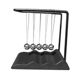 Maxbell Newton's Cradle Balance Balls Physics Gadget for Bedroom Desktop Living Room Black
