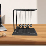 Maxbell Newton's Cradle Balance Balls Physics Gadget for Bedroom Desktop Living Room Black
