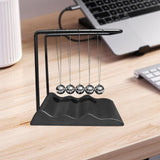 Maxbell Newton's Cradle Balance Balls Physics Gadget for Bedroom Desktop Living Room Black