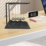 Maxbell Newton's Cradle Balance Balls Physics Gadget for Bedroom Desktop Living Room Black