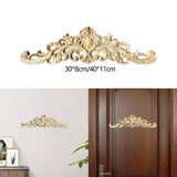 Maxbell Wood Carving Applique Home Corner Carving Decal for Cabinet