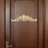 Maxbell Wood Carving Applique Home Corner Carving Decal for Cabinet