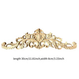 Maxbell Wood Carving Applique Home Corner Carving Decal for Cabinet