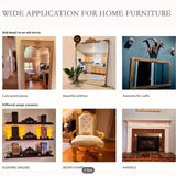 Maxbell Wood Carving Applique Home Corner Carving Decal for Cabinet