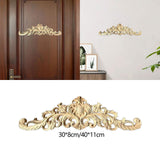 Maxbell Wood Carving Applique Home Corner Carving Decal for Cabinet