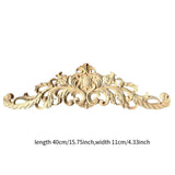 Maxbell Wood Carving Applique Home Corner Carving Decal for Cabinet
