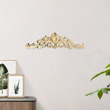 Maxbell Wood Carving Applique Home Corner Carving Decal for Cabinet