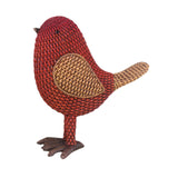 Maxbell Bird Figurine Collectible Bird Statue for Office Birthday Tabletop Ornaments Red