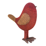 Maxbell Bird Figurine Collectible Bird Statue for Office Birthday Tabletop Ornaments Red