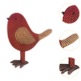 Maxbell Bird Figurine Collectible Bird Statue for Office Birthday Tabletop Ornaments Red