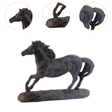 Maxbell Horse Statue Lightweight Ornament Horse Sculpture for Bookcase Weddings Desk black