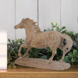 Maxbell Horse Statue Lightweight Ornament Horse Sculpture for Bookcase Weddings Desk brown