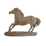 Maxbell Horse Statue Lightweight Ornament Horse Sculpture for Bookcase Weddings Desk brown