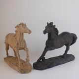 Maxbell Horse Statue Lightweight Ornament Horse Sculpture for Bookcase Weddings Desk brown