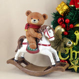 Maxbell Children's Day Gift Bear Statues Cute Animal Figurine for Bedroom Yard Table