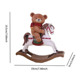 Maxbell Children's Day Gift Bear Statues Cute Animal Figurine for Bedroom Yard Table