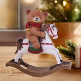 Maxbell Children's Day Gift Bear Statues Cute Animal Figurine for Bedroom Yard Table