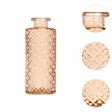 Maxbell 6x Glass Bud Vases Flower Arrangement Display for Office Living Room Kitchen Brown