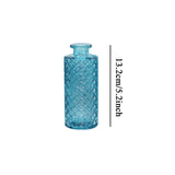 Maxbell 6x Glass Bud Vases Flower Arrangement Display for Office Living Room Kitchen Sky Blue