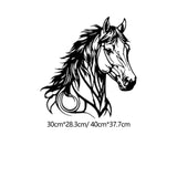 Maxbell 2x Horse Head Metal Art Artistic Gifts Wall Hanging for Bedroom Outdoor Barn 30cmx28.3cm