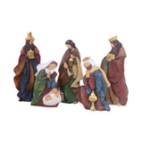 Maxbell Nativity Scene Ornament Set Resin Statue Art Craft for Office Shelf Festival