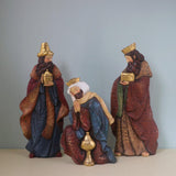 Maxbell Nativity Scene Ornament Set Resin Statue Art Craft for Office Shelf Festival