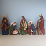 Maxbell Nativity Scene Ornament Set Resin Statue Art Craft for Office Shelf Festival