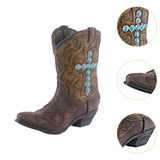 Maxbell Resin Vase Boot Shaped Vase Mini Flower Vase for Living Room Balcony Bedroom