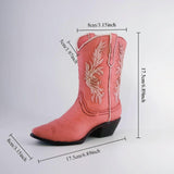 Maxbell Resin Vase Cowgirl Boot Vase Cute Dried Flower Vase for Farmhouse Book Shelf Pink