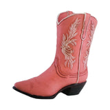 Maxbell Resin Vase Cowgirl Boot Vase Cute Dried Flower Vase for Farmhouse Book Shelf Pink