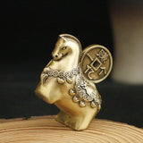 Maxbell Horse Statue Crafts Creative Feng Shui Decor for Tabletop Office Living Room