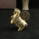 Maxbell Horse Statue Crafts Creative Feng Shui Decor for Tabletop Office Living Room