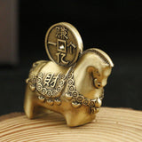 Maxbell Horse Statue Crafts Creative Feng Shui Decor for Tabletop Office Living Room