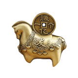 Maxbell Horse Statue Crafts Creative Feng Shui Decor for Tabletop Office Living Room