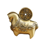 Maxbell Horse Statue Crafts Creative Feng Shui Decor for Tabletop Office Living Room