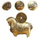 Maxbell Horse Statue Crafts Creative Feng Shui Decor for Tabletop Office Living Room