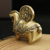 Maxbell Horse Statue Crafts Creative Feng Shui Decor for Tabletop Office Living Room