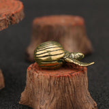 Maxbell Turtle Statue Decorative Home Decor Brass Ornament for Bookshelf Home Office