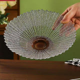 Maxbell Decorative Bowl Glass Snacks Fruit Basket for Countertop Home Breads Snacks