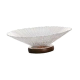 Maxbell Decorative Bowl Glass Snacks Fruit Basket for Countertop Home Breads Snacks