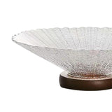 Maxbell Decorative Bowl Glass Snacks Fruit Basket for Countertop Home Breads Snacks